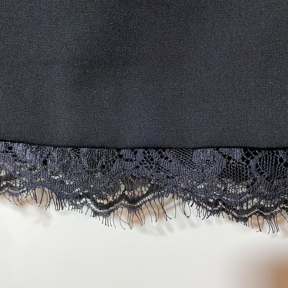 Forever 21 Contemporary A-line Laced Mini Skirt Size M Black - Picture 5 of 8